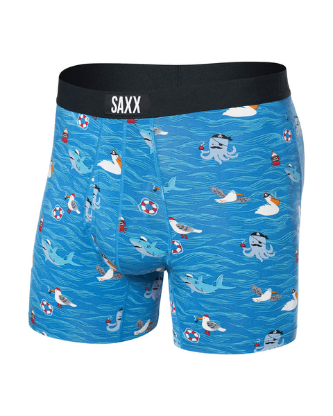 SAXX Ultra Super Soft Comfort Blend Boxer Brief - Seas The Day