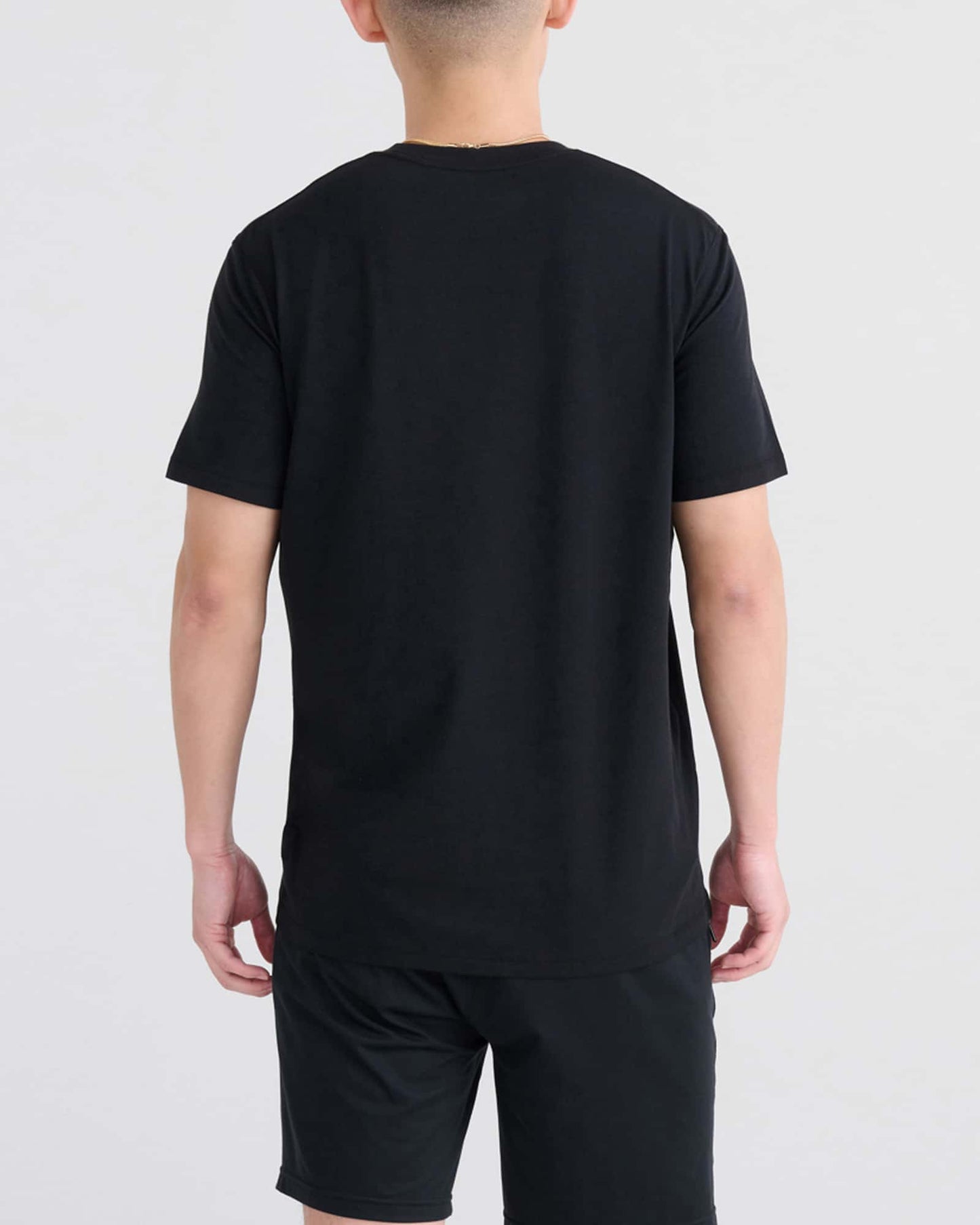 SAXX DropTemp® Cooling Cotton Black Tee