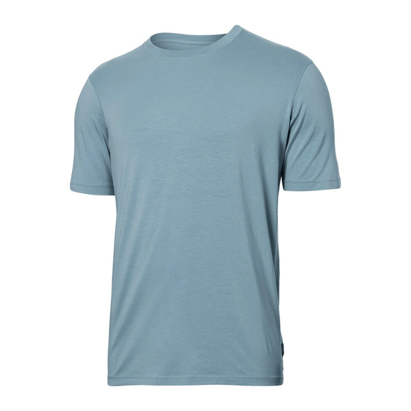 SAXX DropTemp® Cooling Cotton Tee - Clay Blue