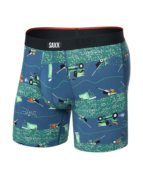 SAXX Vibe Xtra Boxer Brief Fly - Buzzcut-Dark Denim