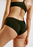 Blush Black Lace Trim Hipster