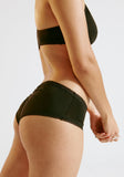 Blush Black Lace Trim Hipster