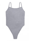 Blush The Cotton Bodysuit Heather Grey