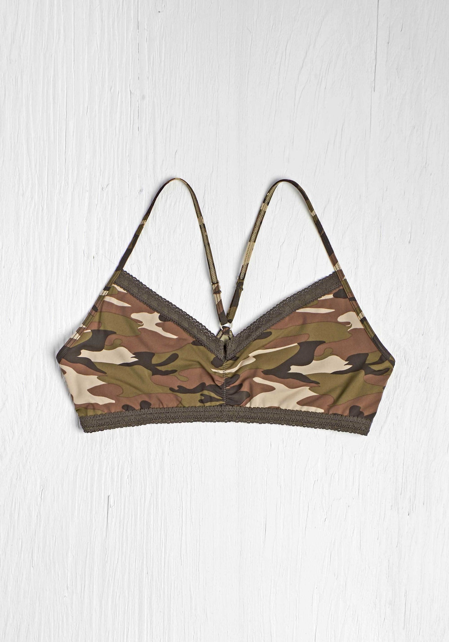 Blush Camo Racerback Bralette