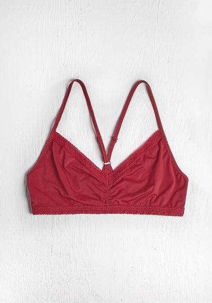 Blush Red Racerback Bralette