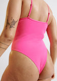 Blush The Cotton Bodysuit Guava