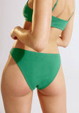 Blush The Cotton Low Rise Bikini Grass