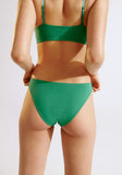 Blush The Cotton Low Rise Bikini Grass