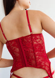Blush Obscure Red Corset