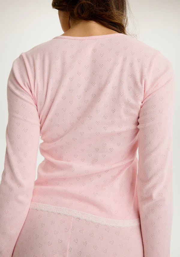 Blush Cherish Long Sleeve Top