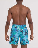 Classic Swim Trucks 7” with Liner – Hibiscus Jungle Indigo