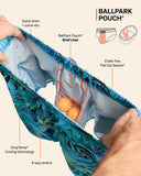 Classic Swim Trucks 7” with Liner – Hibiscus Jungle Indigo