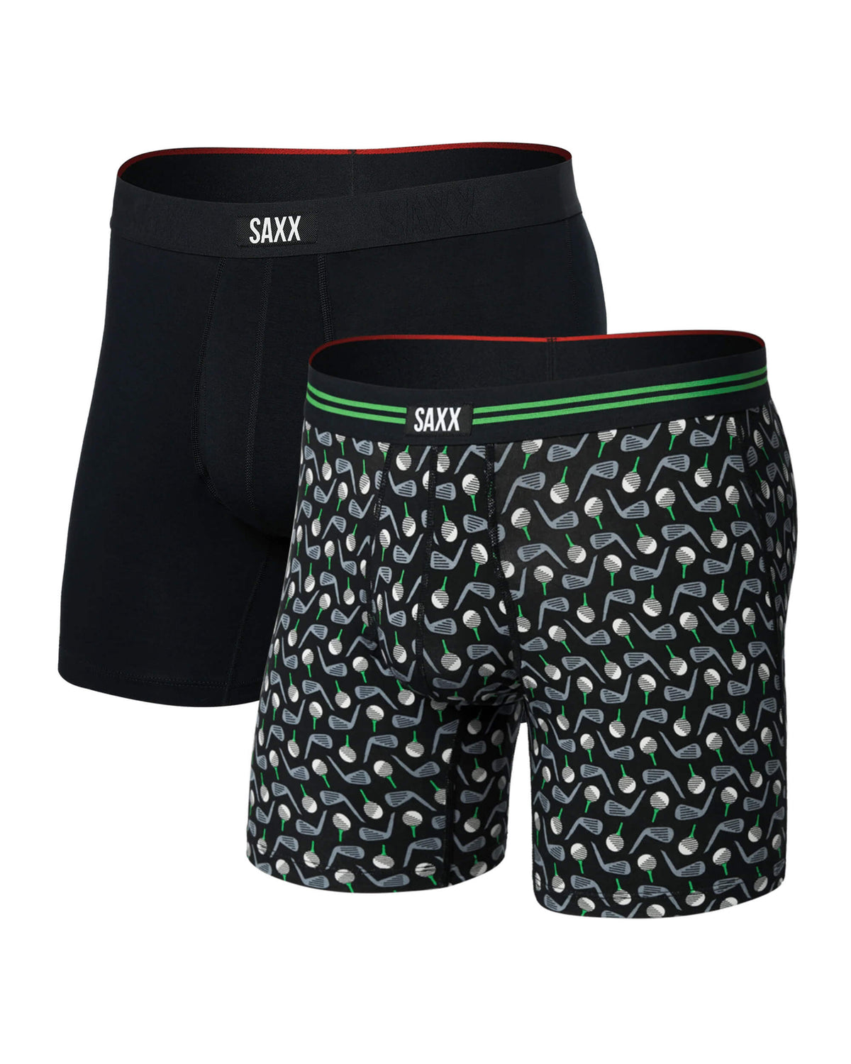 SAXX Vibe Ultra Soft Fly (2 Pack-Back) – Back Nine/Black