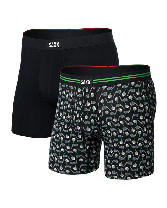 SAXX Vibe Ultra Soft Fly (2 Pack-Back) – Back Nine/Black