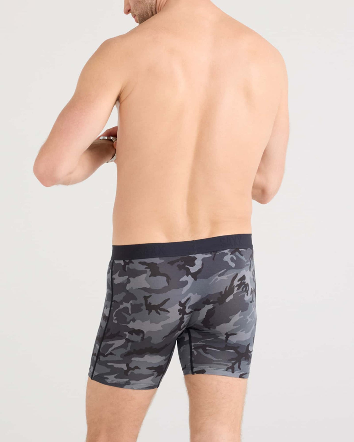 SAXX Vibe Xtra Soft Comfort (3 Pack) – Wood Camo/Grey Heather/Black