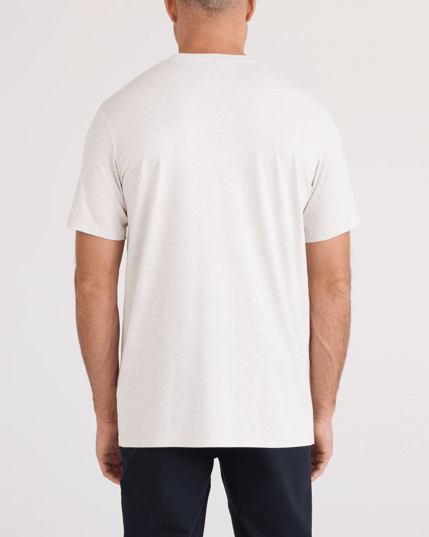 SAXX DropTemp® Cooling Cotton Steel Heather Tee