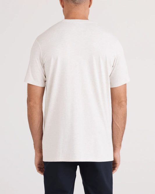 SAXX DropTemp® Cooling Cotton Steel Heather Tee