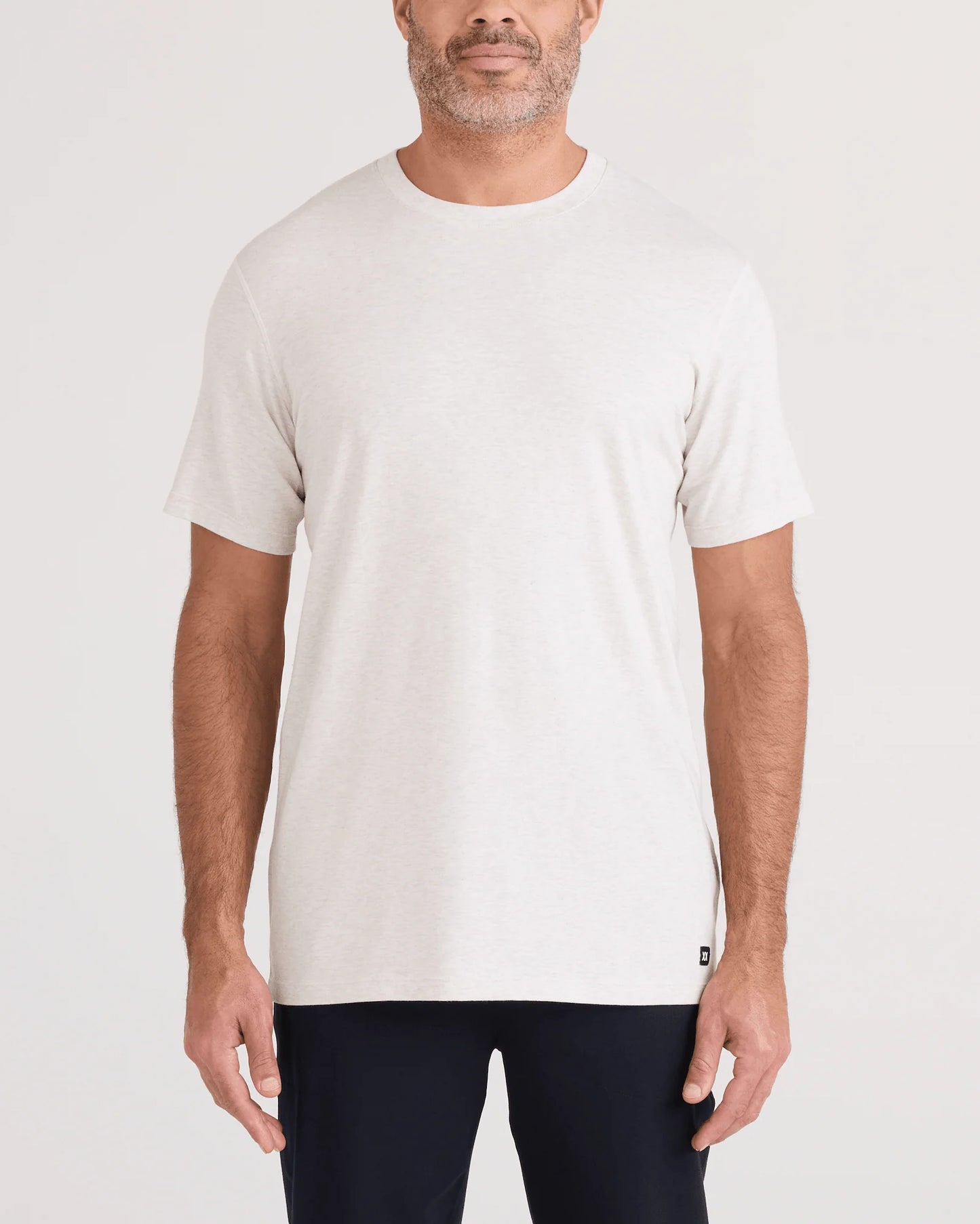 SAXX DropTemp® Cooling Cotton Steel Heather Tee