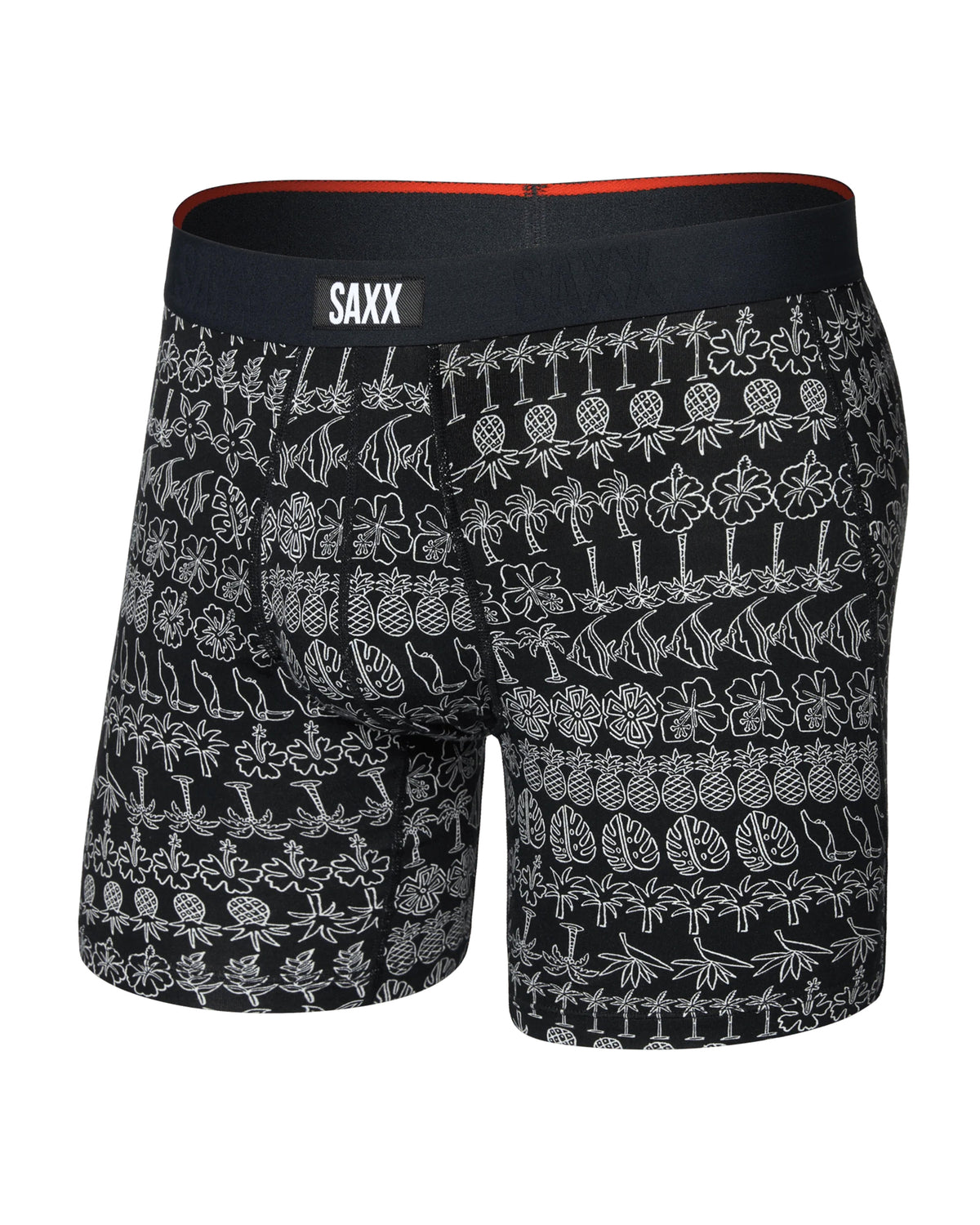 SAXX Vibe Ultra Soft Fly – Island Line up Black