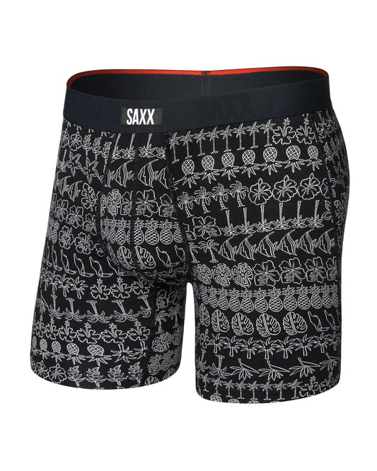 SAXX Vibe Ultra Soft Fly – Island Line up Black
