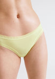 Blush Citron Lace Trim Thong