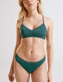 Blush Micro Lace Trim Ocean Thong