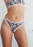 Blush The Micro lace Trim Thong Paisley