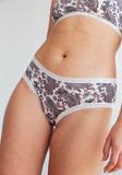 Blush The Micro lace Trim Hipster Paisley