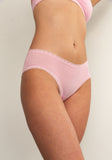 Blush Powder Pink The Micro Lace Trim Hipster