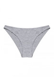 Blush The Cotton Low Rise Bikini Heather Grey