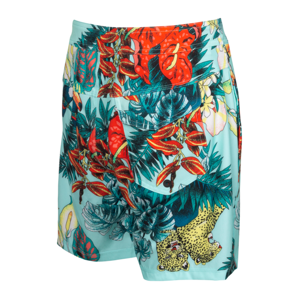 SAXX Betawave Swim Shorts 17" - Blue Disco Jungle