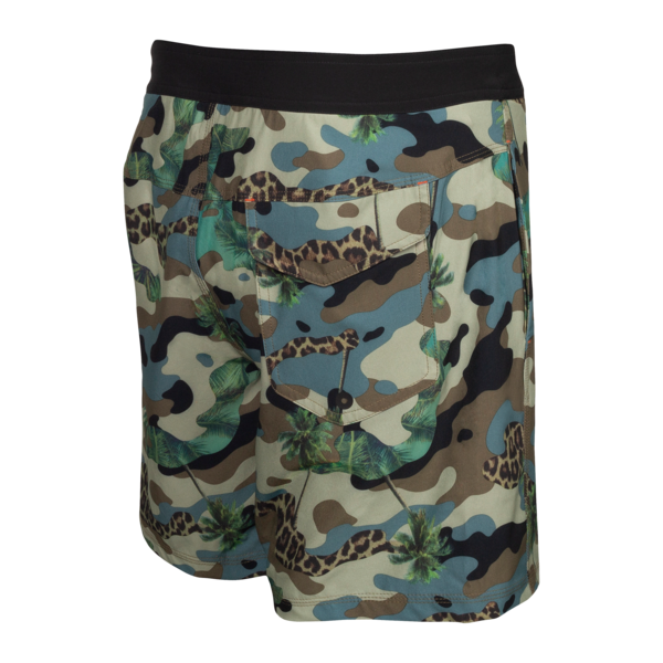 SAXX Betawave Swim Shorts 17" - Green Jungle Camo