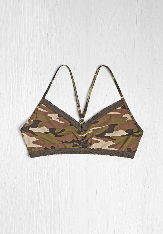 Blush Camo Racerback Bralette