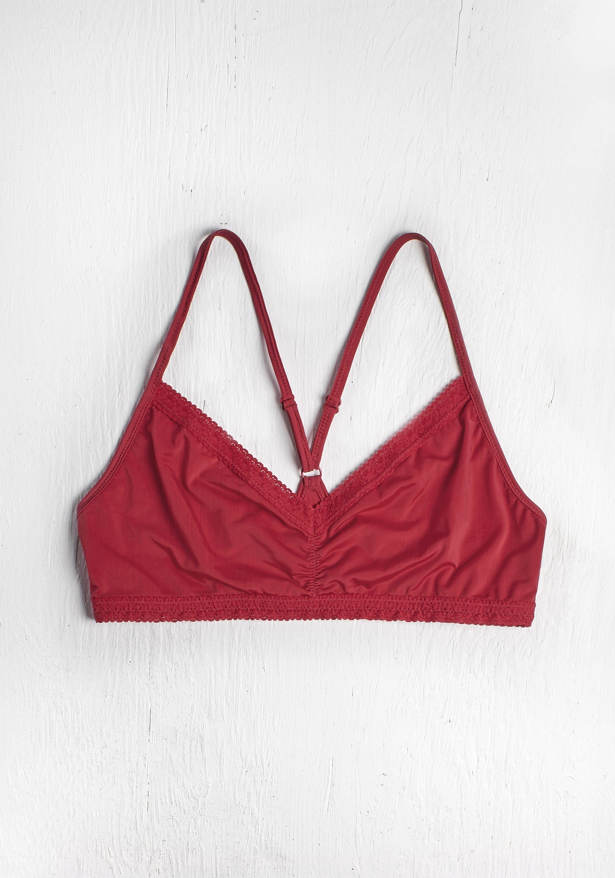 Blush Lingerie Red Racerback Bralette