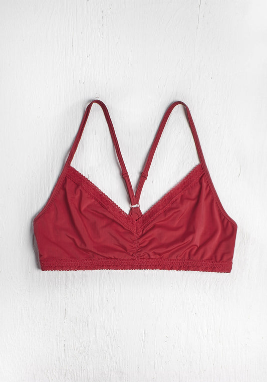 Blush Red Racerback Bralette