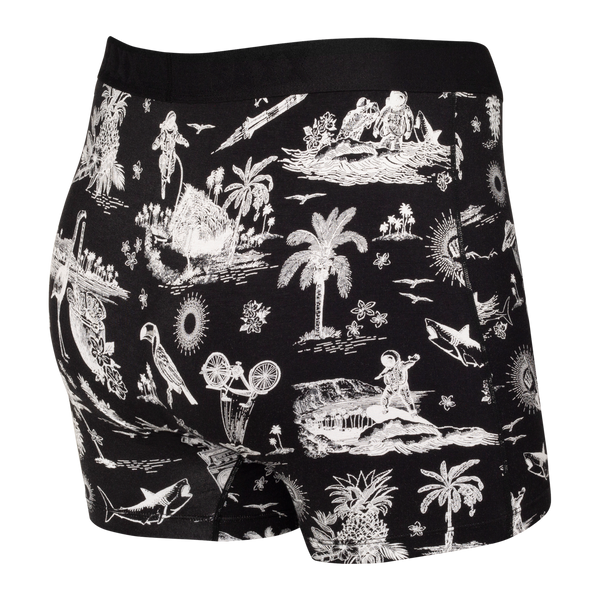 SAXX Ultra Boxer Brief - Black Astro Surf and Turf