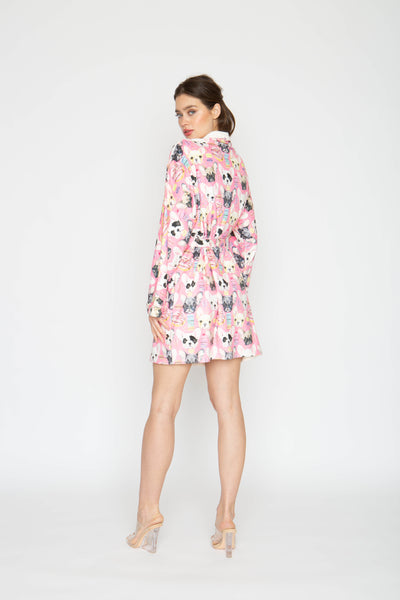 Pink Bark Short Robe