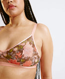 Blush Drip Bralette Wild Flower