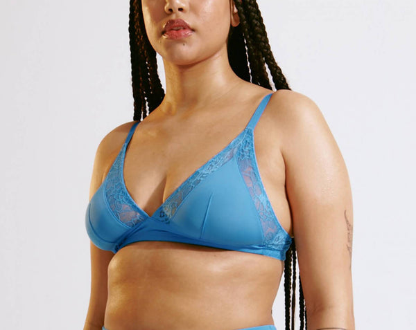 Blush Stellar Bralette Cool Blue