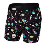 SAXX Ultra Boxer Brief Black Cosmic Bowling