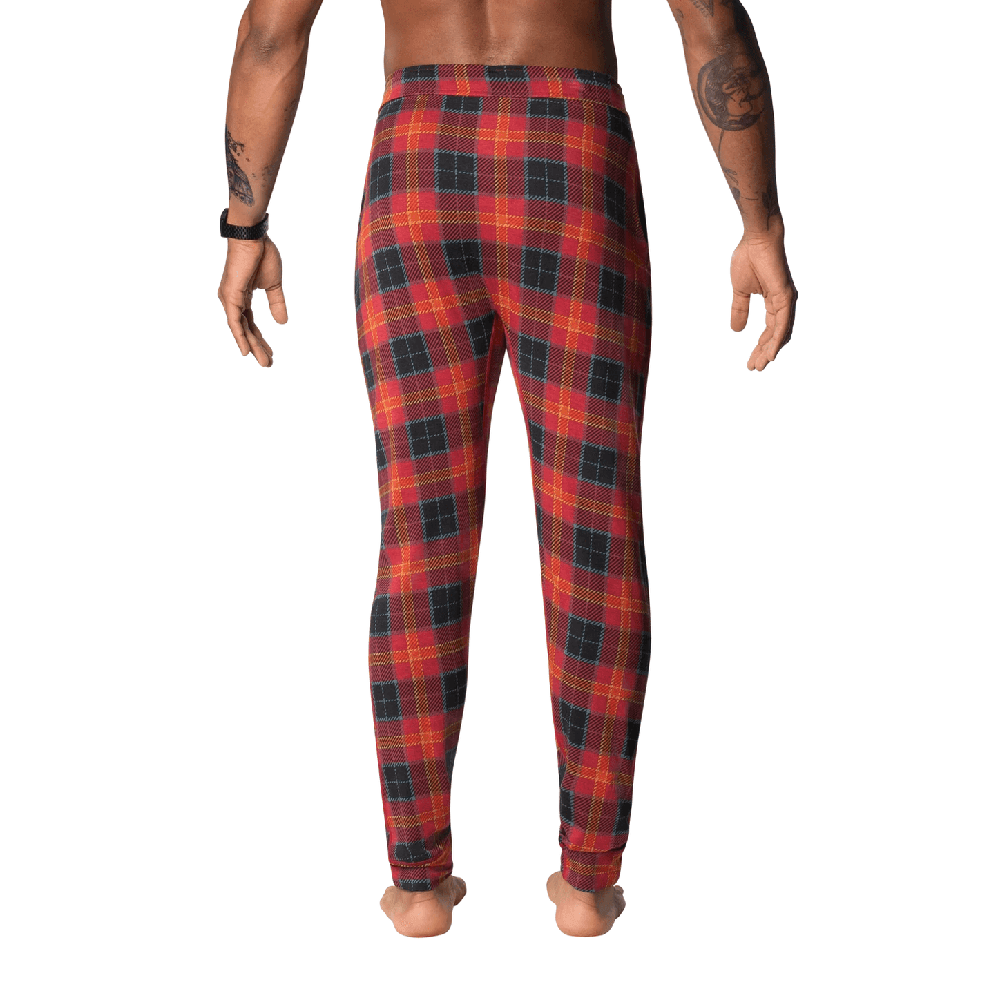 SAXX Red Aberdeen Flannel Snooze Pants